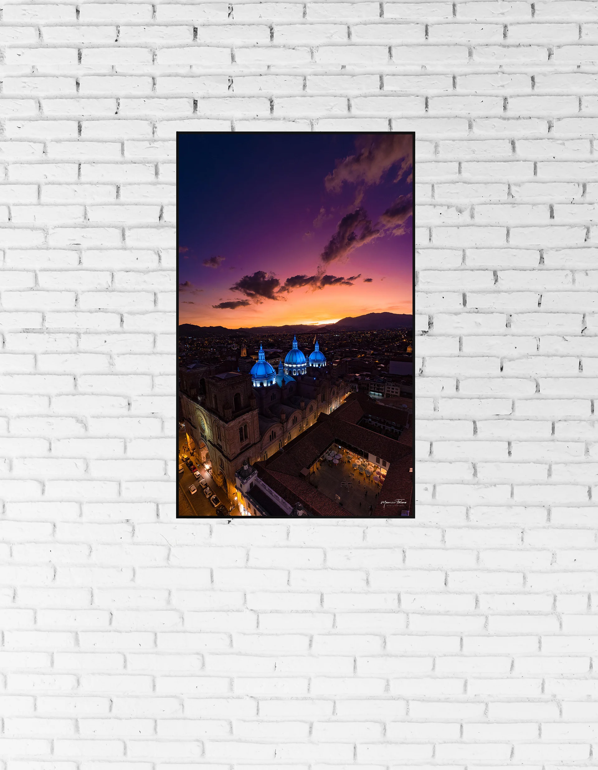 Catedral al atardecer — Vertical