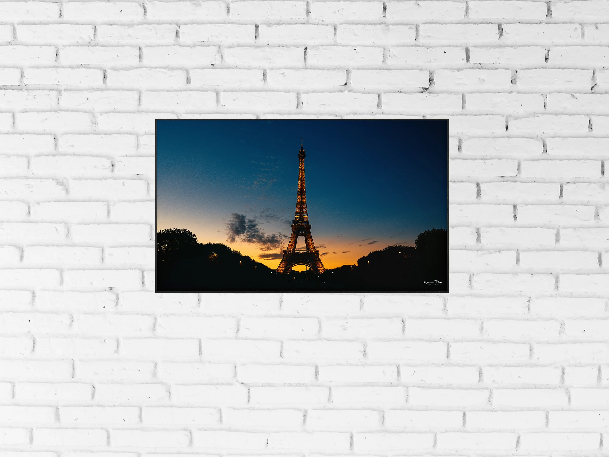París al atardecer — Horizontal