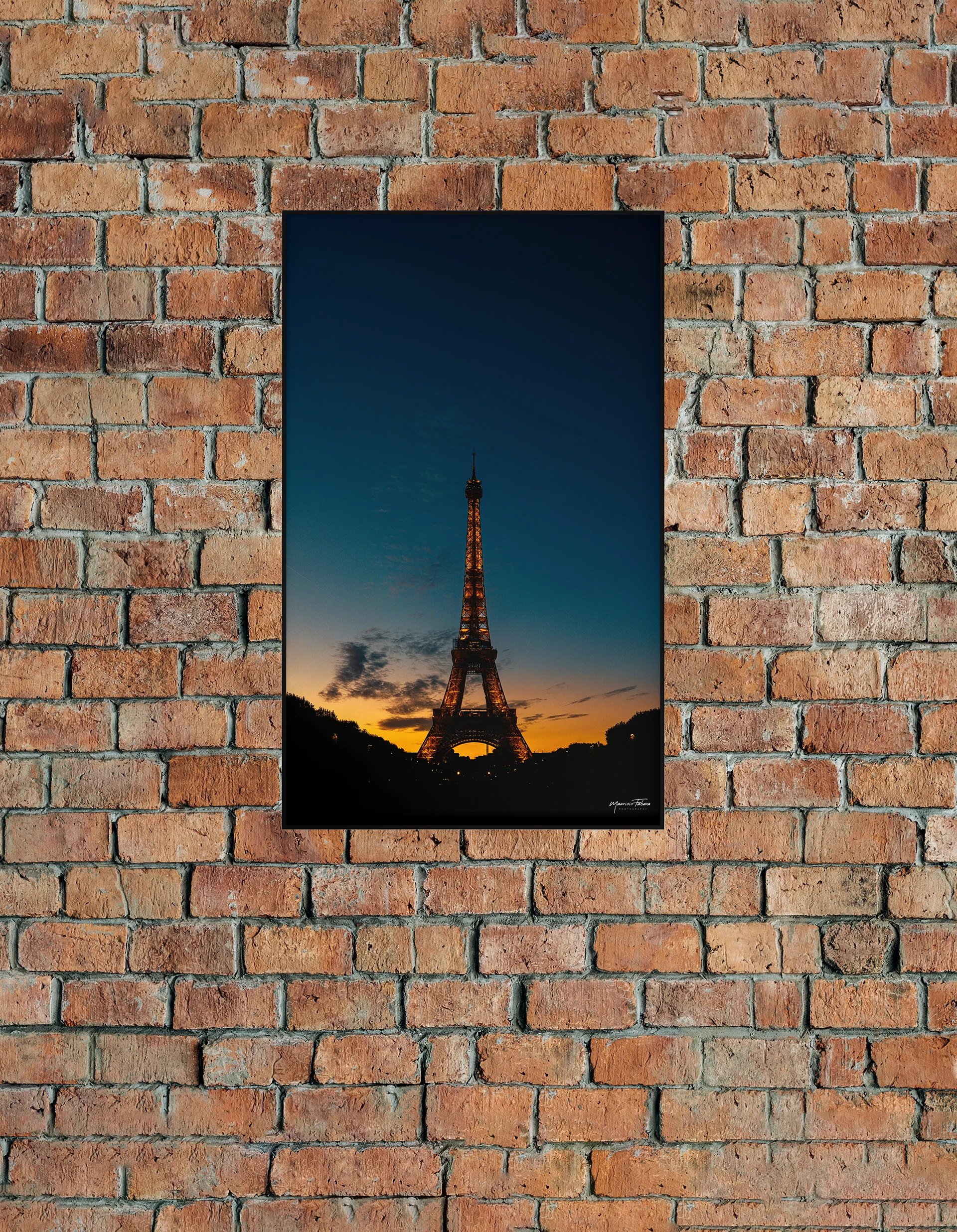 París al atardecer — Vertical